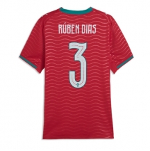 Ženski Portugalska Ruben Dias #3 Replika nogometni dresi Domači SP 2026 Kratek Rokav