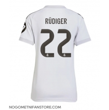 Ženski Real Madrid Antonio Rudiger #22 Replika nogometni dresi Domači 2025-26 Kratek Rokav
