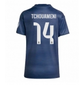 Ženski Real Madrid Aurelien Tchouameni #14 Replika nogometni dresi Gostujoči 2025-26 Kratek Rokav