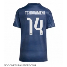 Ženski Real Madrid Aurelien Tchouameni #14 Replika nogometni dresi Gostujoči 2025-26 Kratek Rokav