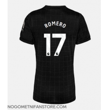 Ženski Tottenham Hotspur Cristian Romero #17 Replika nogometni dresi Gostujoči 2025-26 Kratek Rokav