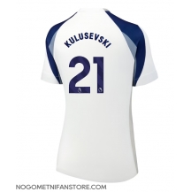 Ženski Tottenham Hotspur Dejan Kulusevski #21 Replika nogometni dresi Domači 2025-26 Kratek Rokav