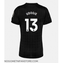 Ženski Tottenham Hotspur Destiny Udogie #13 Replika nogometni dresi Gostujoči 2025-26 Kratek Rokav