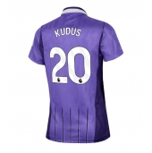 Ženski Tottenham Hotspur Mohammed Kudus #20 Replika nogometni dresi Tretji 2026-27 Kratek Rokav