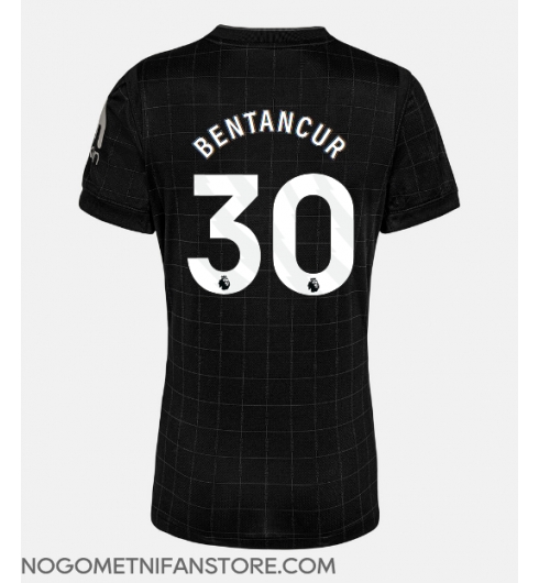 Ženski Tottenham Hotspur Rodrigo Bentancur #30 Replika nogometni dresi Gostujoči 2025-26 Kratek Rokav Ženski Tottenham Hotspur Rodrigo Bentancur #30 Replika nogometni dresi Gostujoči 2025-26 Kratek Rokav