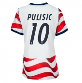 Ženski Združene države Christian Pulisic #10 Replika nogometni dresi Domači SP 2026 Kratek Rokav