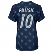 Ženski Združene države Christian Pulisic #10 Replika nogometni dresi Gostujoči SP 2026 Kratek Rokav