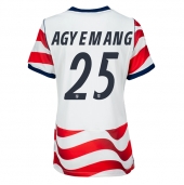 Ženski Združene države Patrick Agyemang #25 Replika nogometni dresi Domači SP 2026 Kratek Rokav