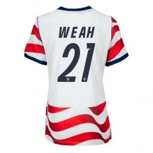 Ženski Združene države Timothy Weah #21 Replika nogometni dresi Domači SP 2026 Kratek Rokav