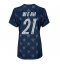 Ženski Združene države Timothy Weah #21 Replika nogometni dresi Gostujoči SP 2026 Kratek Rokav