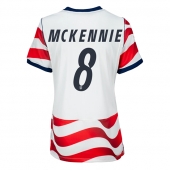 Ženski Združene države Weston McKennie #8 Replika nogometni dresi Domači SP 2026 Kratek Rokav