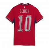 Ženski Češka Patrik Schick #10 Replika nogometni dresi Domači SP 2026 Kratek Rokav