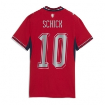 Ženski Češka Patrik Schick #10 Replika nogometni dresi Domači SP 2026 Kratek Rokav