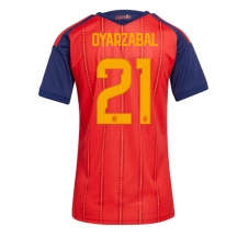Ženski Španija Mikel Oyarzabal #21 Replika nogometni dresi Domači SP 2026 Kratek Rokav