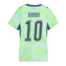 Ženski Švica Granit Xhaka #10 Replika nogometni dresi Gostujoči SP 2026 Kratek Rokav